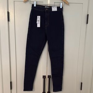 Uniqlo Women's High Rise Navy Jeans